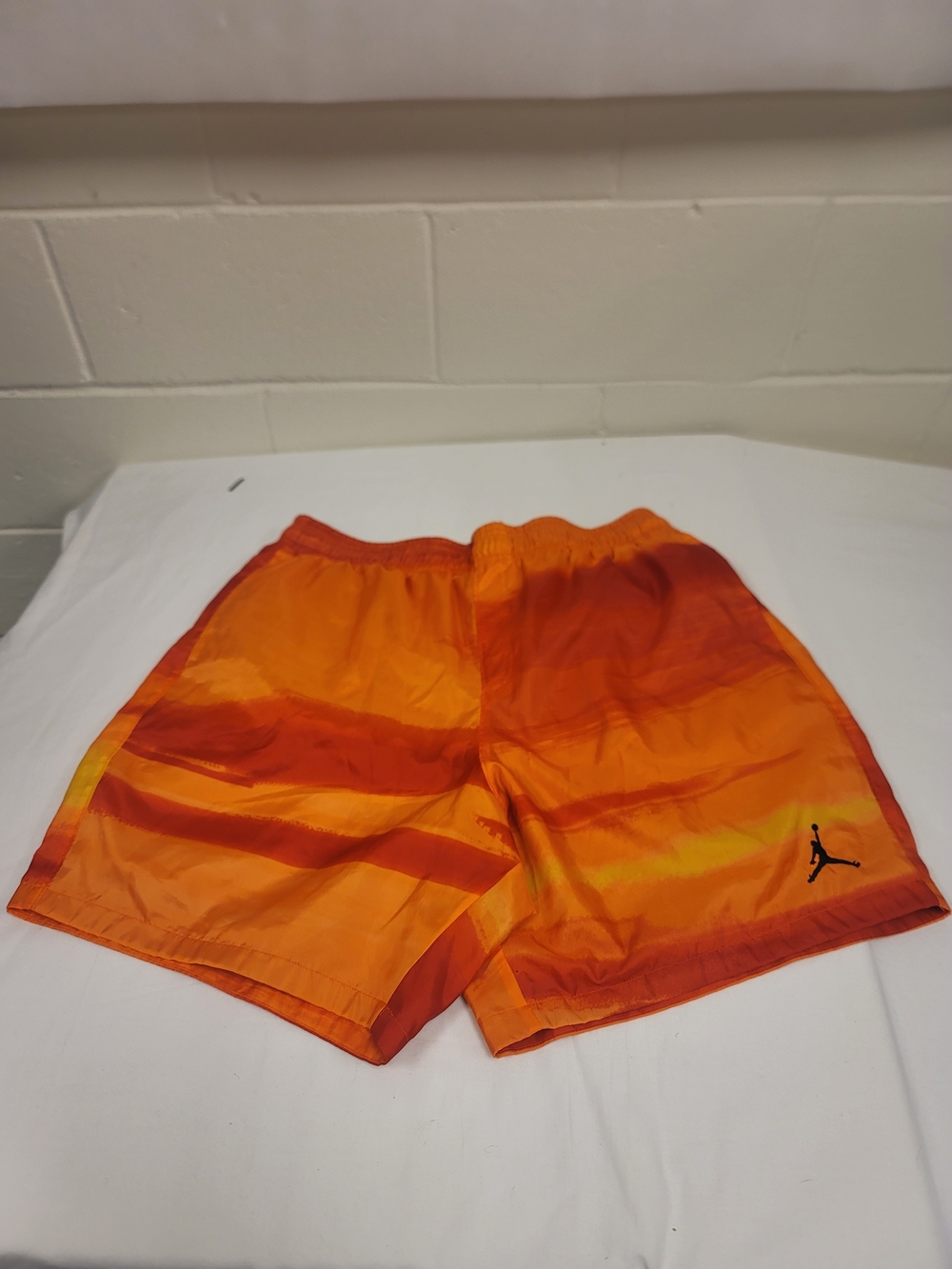 Jordan Orange Gradient Athletic Shorts